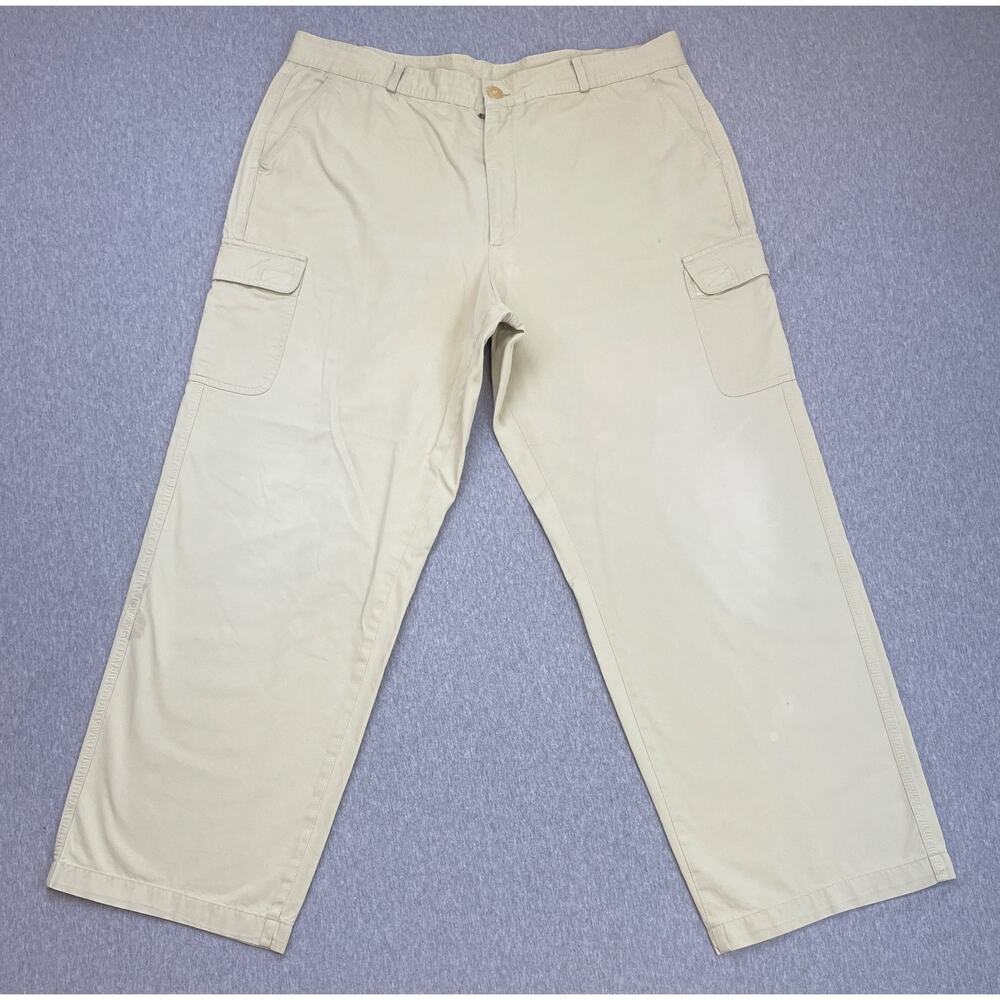 Holland & Holland London Pants Mens 38 Beige Cargo 100% Cotton Straight Hunting